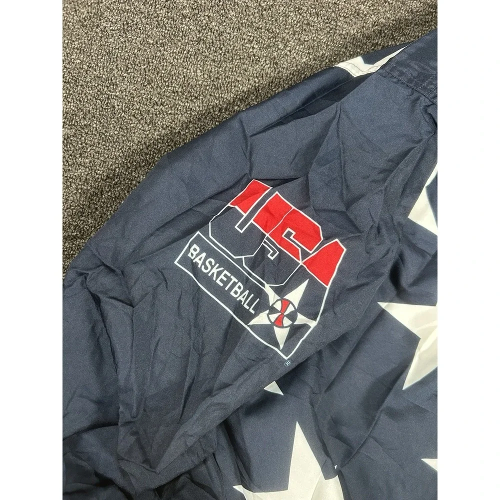 Vintage USA Basketball Jacket Mens Medium Champion Dream Team Flag Jordan 90s